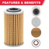 Transmission Oil Filter 31726-28X0A 31726-3JX0A Fits for 2013-2019 Nissan Altima
