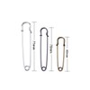 Wohlstand Pack of 12 safety pins, safety pins, 60 mm,