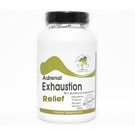 Naturetition Supplements Adrenal Exhaustion Relief ~ 90 Capsules - No Additives