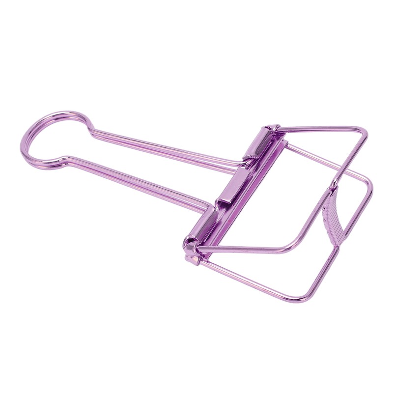 30Pcs Wire Binder Clips 2in Wide Hollow Out Strong Metal