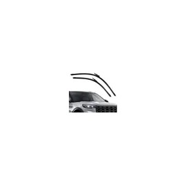 Limpiaparabrisas Delantero 66 Cm Y 56 Cm Para Ford Explorer Negro