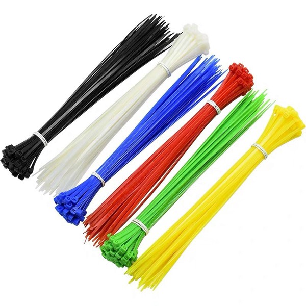 Kabelbinder Bunte,600 Stück Kabelbinder Farbig 200 Mm X 3 Mm