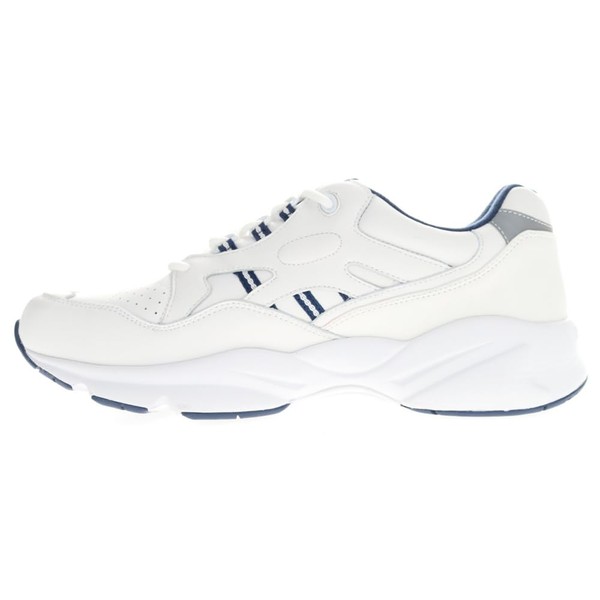 Propet Mens Stability Walker Walking Walking Sneakers Shoes - White - Size 14 4E