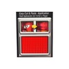 Blue Star Grid Pattern Auto Lens Repair Kit (Red)