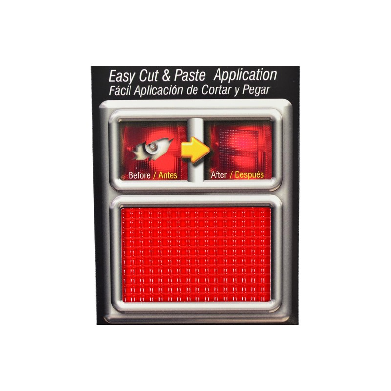 Blue Star Grid Pattern Auto Lens Repair Kit (Red)