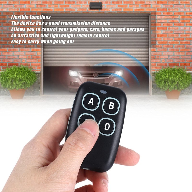 Dpofirs 4 Button Copy Remote Control Metal Clone Remote Controls