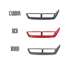 YOUTOOCAR Red Car Interior Front Row Air Condition Vent Outlet Cover Compatible with Chevy Trax 2024 Accessories