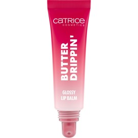 Catrice Butter Drippin' Glossy Lip Balm, No. 050, Red, Moisturising, Nourishing, Glossy, Vegan, No Preservatives, No Parabens, No Microplastic Particles, Pack of 10 ml