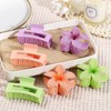 Flower Hair Clips for Women Square Claw Clips for Girls