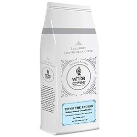 White Coffee Ground Coffee, Tip of The Andes, 12 Ounce