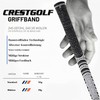 KOFULL Midsize Golf Grips, Golf Club Grips Golf Grips (Gris