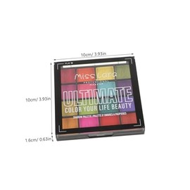 Matte Eyeshadow Palette for Festival Makeup Smudge Pearlescent Eye Shadow for Parties and Special Occasions for Women and Girls