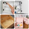 Yeepeo 8 Pcs Door Hinges 68mm × 38mm, Black Stainless