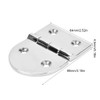 Stainless Steel Hinge Round Head Mirror Polishing Home Door Installing