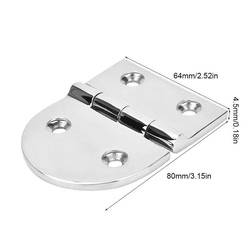 Stainless Steel Hinge Round Head Mirror Polishing Home Door Installing