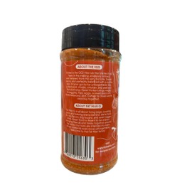 Fat Man Q Porker BBQ Rub – Bold Sweet Heat Seasoning for Pork, Chicken, Salmon & Veggies, 13 oz Jar