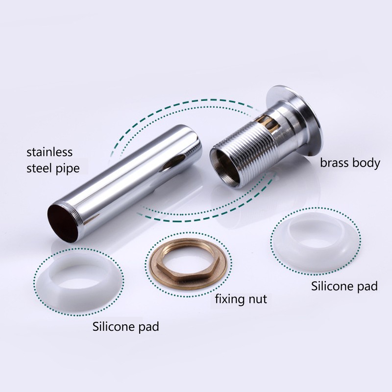 Bathroom Basin Sink Drain Brass Stainless Steel Pop Up Draining
