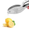 Garhelper Manual Lemon Juicer, Stainless Steel Fish Shape Lemon Squeezer,