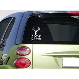 EZ-STIK Fast Food 8" stickerE891 Bowhunting Arrow boardhead deerstand Deer Call Grunt