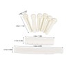Guitar Bridge Bone Nut Saddle Set Folk Acoustic Guitar Bone