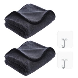 Asheyya 40 x 60 CM Bathroom Drying Cloth for Removing Water in Shower and Bathroom, (2PCS)