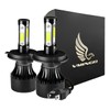Kit de Faros Delanteros LED de 4 Lados HB1/9004 H4/HB2/9003