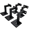 Langdoly Square Handrail Brackets for Staircase Stair Railing Brackets with