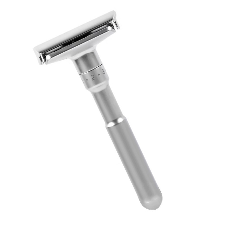 Men Hand Shaving Knife Set with 5Pcs Double Edge Replacement
