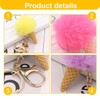 Pack of 5 Ice Key Chains, Creative Keychain, Funny Keychain,
