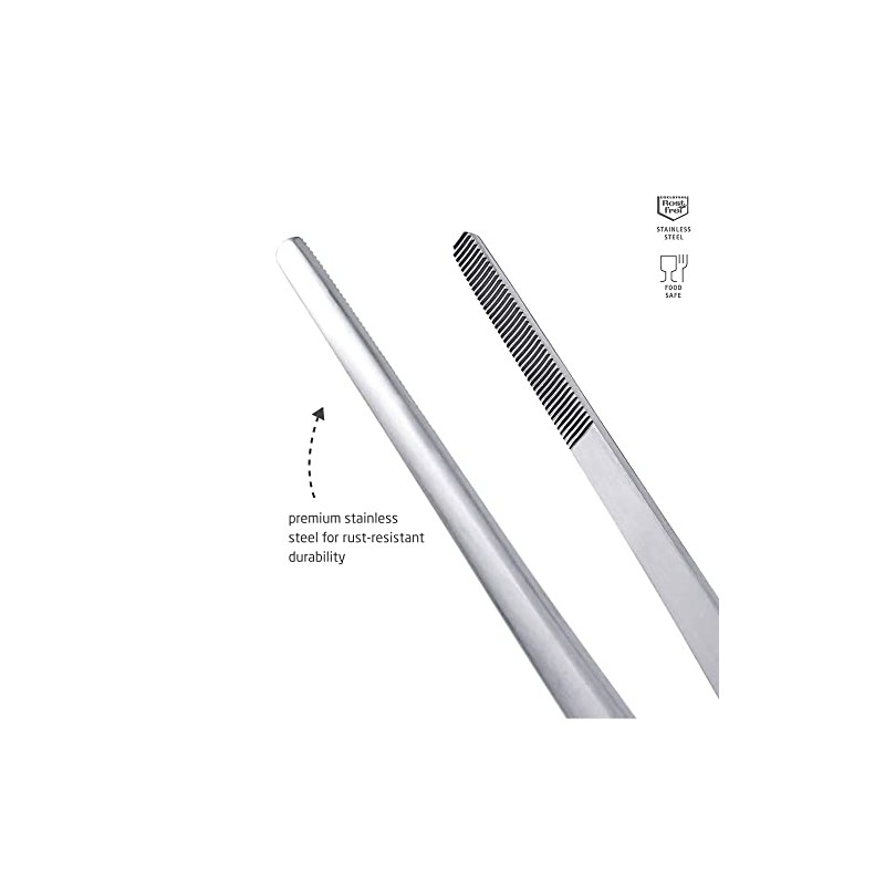triangle Barbecue Tweezers - 11.8 in. (30 cm) - Stainless