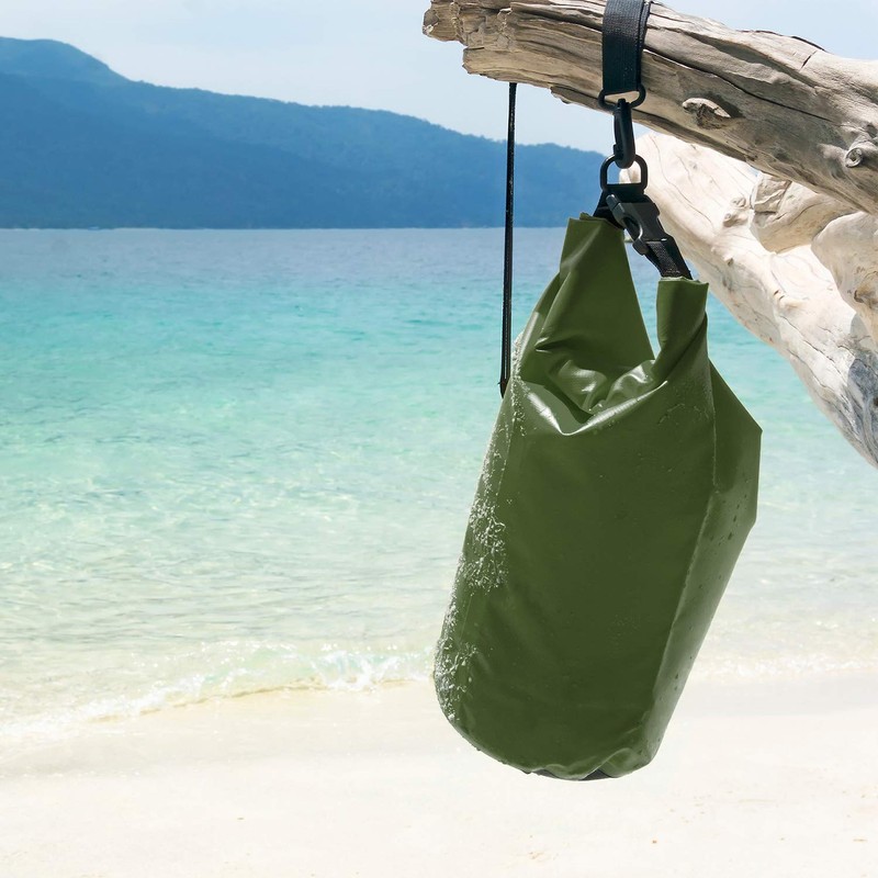 DonDon Waterproof Outdoor Dry Bag for Your Valuables, green