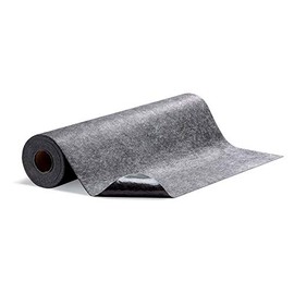 SpillTech Floor Grabber High Traffic Absorbent Mat Roll, Polypropylene, 50’ x 36” (L x W) Roll, Gray, (NRT50S-GY)