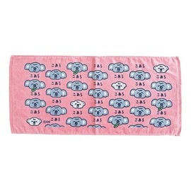 Face Towel [Koara-san] Printed Long Towel - Okaki Series