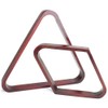 Felson Billiard Supply FELS-003.004 Mahogany Triangle and Diamond Billiard Ball
