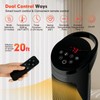 PETSITE Space Heater, 1500W PTC Ceramic Electric Heater with Thermostat,