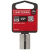 CRAFTSMAN Shallow Socket, SAE, 3/8-Inch Drive, 1/2-Inch, 6-Point (CMMT43003)