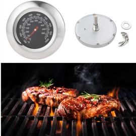 Hicello Thermometer Grill Omnia Accessories Thermometer Grill BBQ Lid Thermometer Barbecue Pit Smoker Grill Thermometer Grill Thermometer Smoker Temp Gauge 100°F - 1000°F (50°C - 500°C) Thread M10