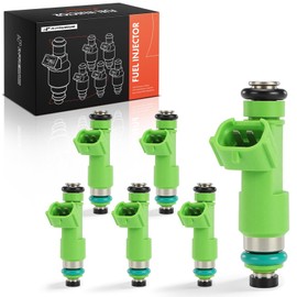 A-Premium 12 Holes Set of 6 Fuel Injectors Compatible with Nissan Altima 2007-2018, Murano 2009-2020, Quest 2011-2017 350Z & Infiniti Q70 2017, EX35, FX35, G35, 3.5L Replace# 16600JK20A