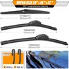 AUTOBOO 24"+19" Windshield Wipers Blades Replacement for 2009-2018 2019 2020
