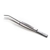 Beaditive 6-inch Sewing Machine Tweezers Set (10-PC) Serrated Bent Tips