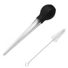 Turkey Baster with Cleaning Brush，Large Suction Bulb Powerful Easy to