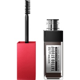 Maybelline New York Eyebrow Gel, For Thicker Looking and Shaped Eyebrows, Smudge-proof and Waterproof, Tattoo Brow 36H Styling Gel, No. 262 Black Brown, 6 ml