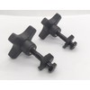 ComsenMed Rollator knob,Replacement Arm Adjustment Knobs for Rollator,1Pair(2PCS), Black
