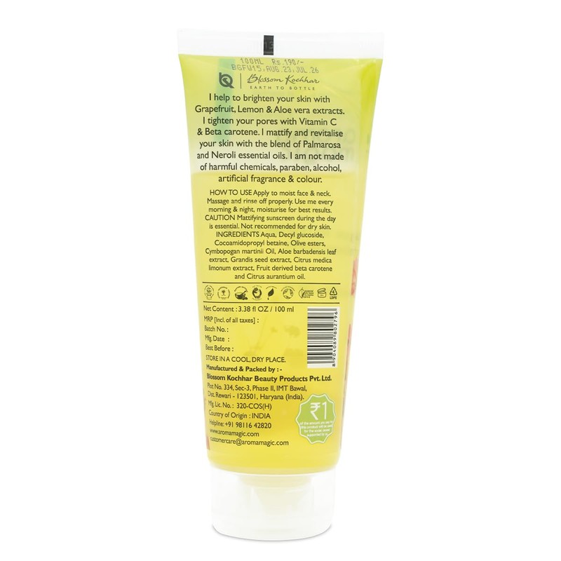 Aroma Magic Grapefruit Face Wash | Daily Cleanser for Normal