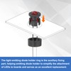 PATIKIL 3mm Emitting Diode Holder Kit, 50Pcs Plastic LED Holder
