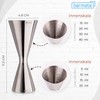 barmate Japanese Jigger Stainless Steel Measuring Cup with Inner Scale