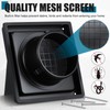 Gisafai 4'' Dryer Vent Cover Outside Walls External Extractor Fan