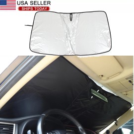 car-attention Front Windshield Heat Blocking Sun Shade Cover For Toyota Highlander 2020-23 US