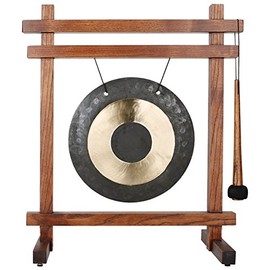 Woodstock Chimes Signature Collection, Woodstock Table Gong, 19'' Wind Gongs for Outdoor, Patio, Home or Garden DÃ©cor (WTG)