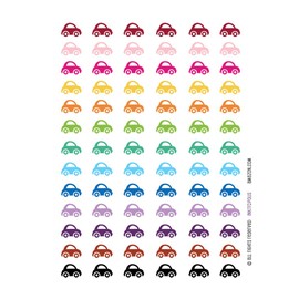 Monthly Planner Stickers Rainbow Car Stickers Planner Labels Compatible with Erin Condren Life Planner - 78 Stickers